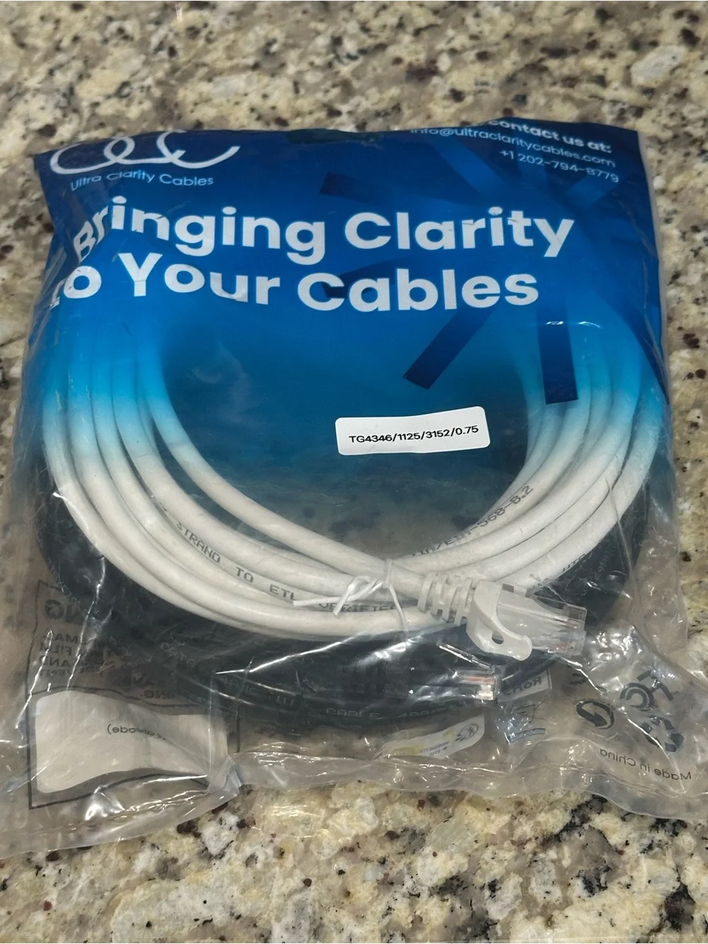 2 Pack Cat6 Ethernet Cable - 10Gbps High Speed LAN